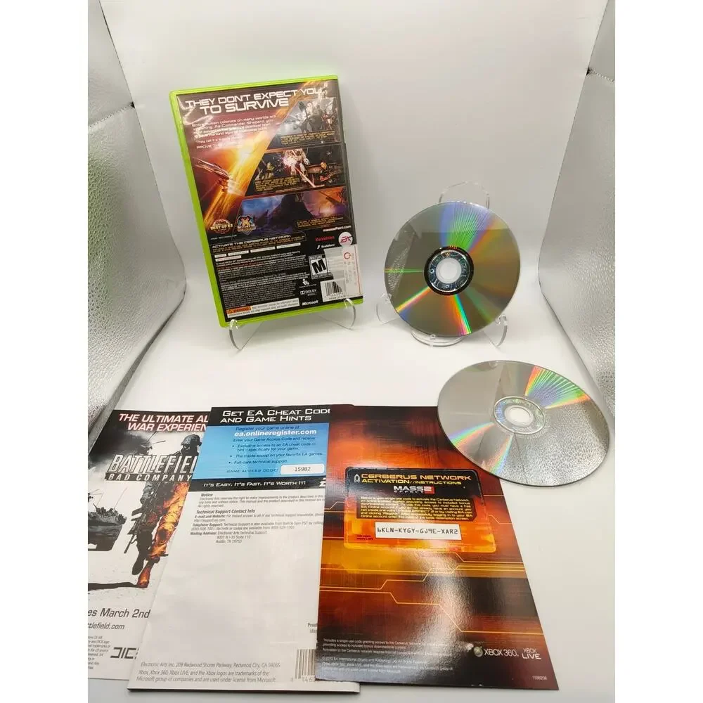 Mass Effect 2 Xbox 360 CIB Complete W/ Manual 2-Disc